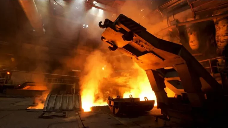 furnace in scrap metal recycling