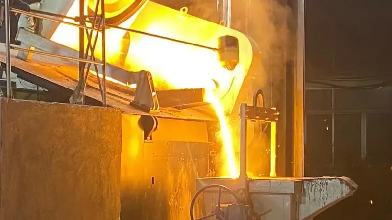 medium frequency furnace cooling system