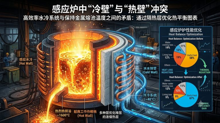 感应炉中的“冷壁”与“热壁”冲突