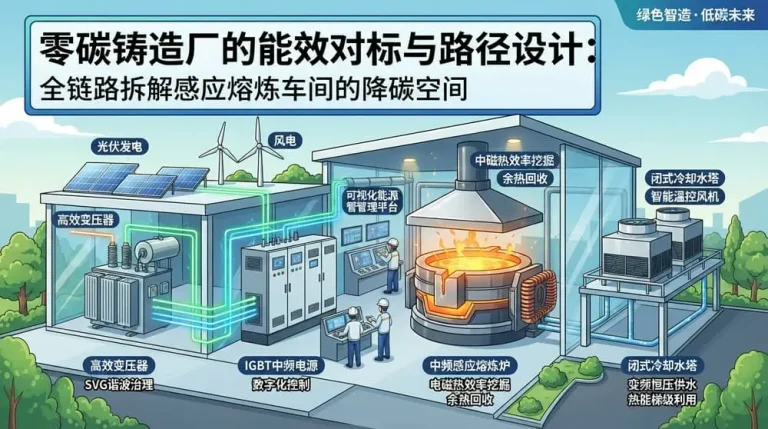 感应中频炉熔炼车间的降碳空间