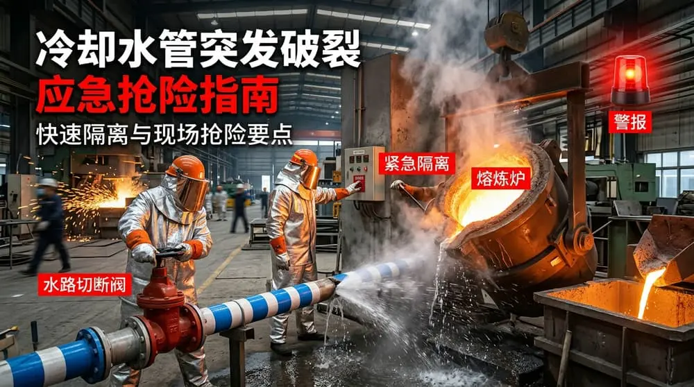 冷却水管突发破裂后的快速隔离与现场抢险指南