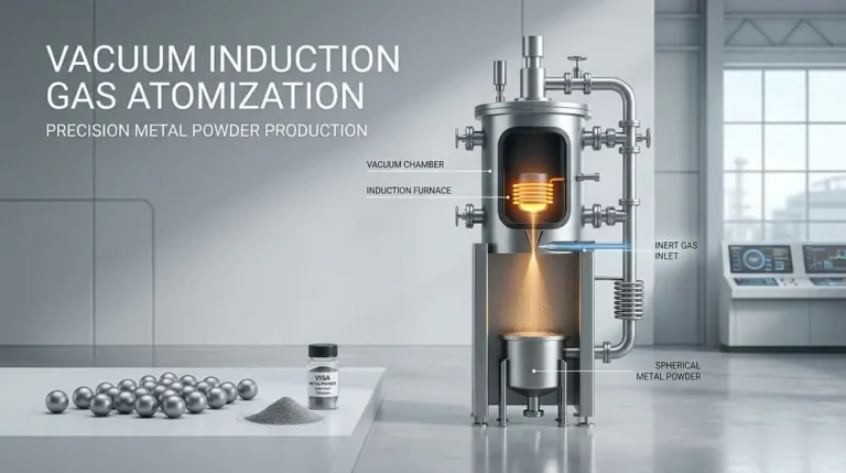the induction furnace in the vacuum atomization powder production system